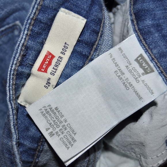 LEVI'S 526 Mid-Rise Slender Boot Cut Jeans [B4] - Picture 6 of 7
